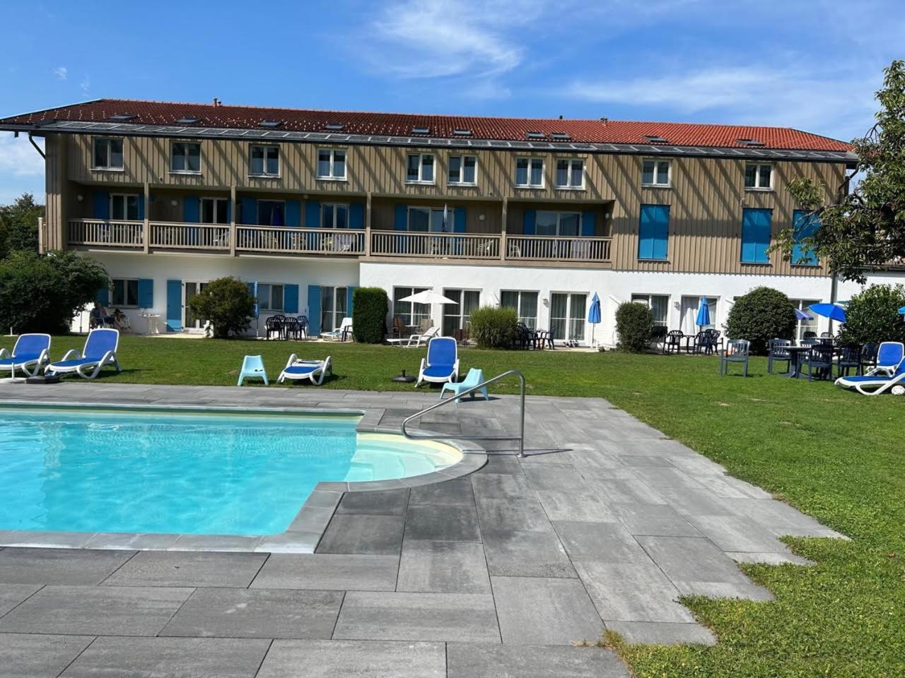 Gabi Mit Pool Und Sauna Übersee Exterior foto